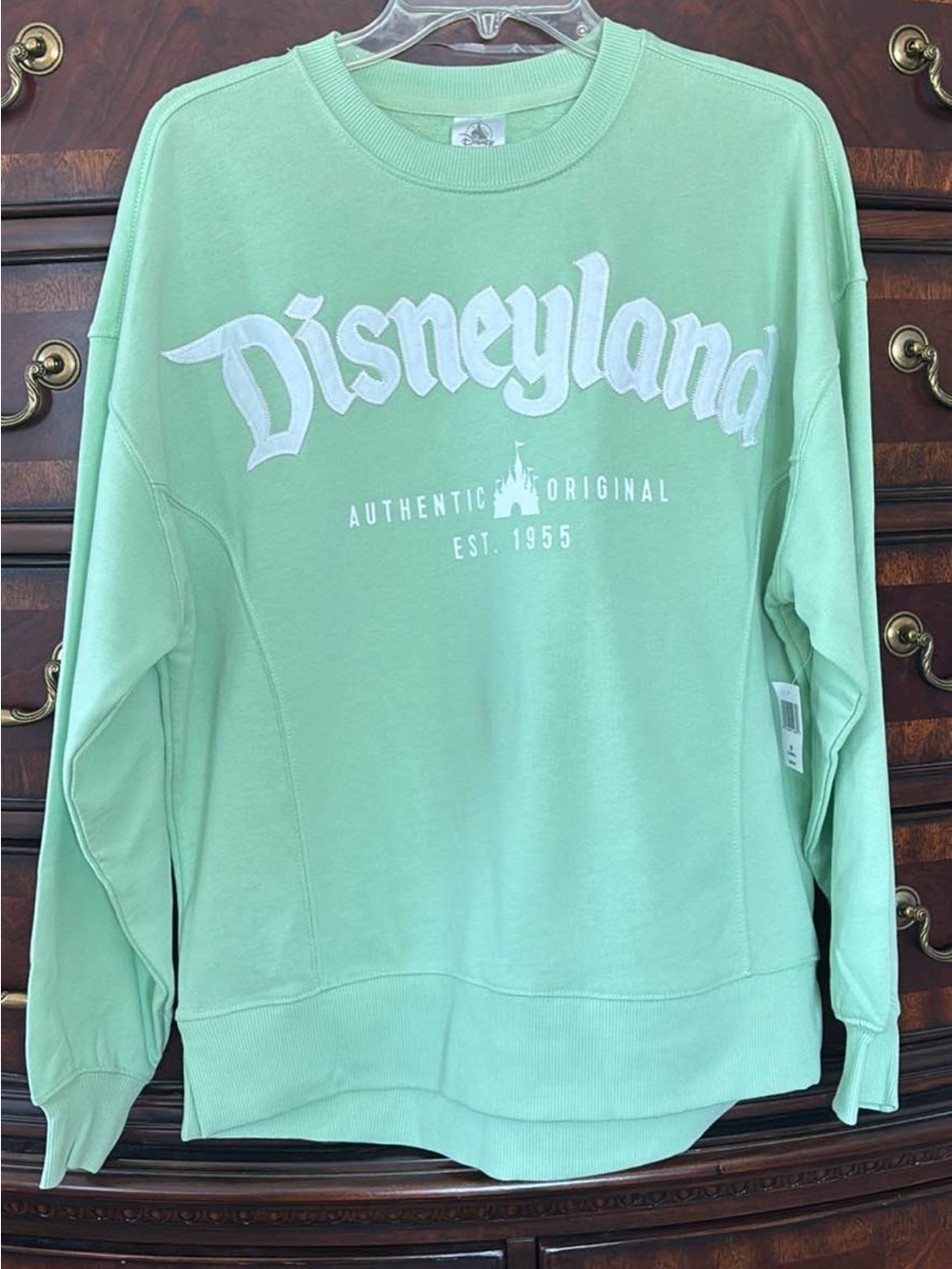 Disneyland Pistachio Green Crewneck Sweatshirt